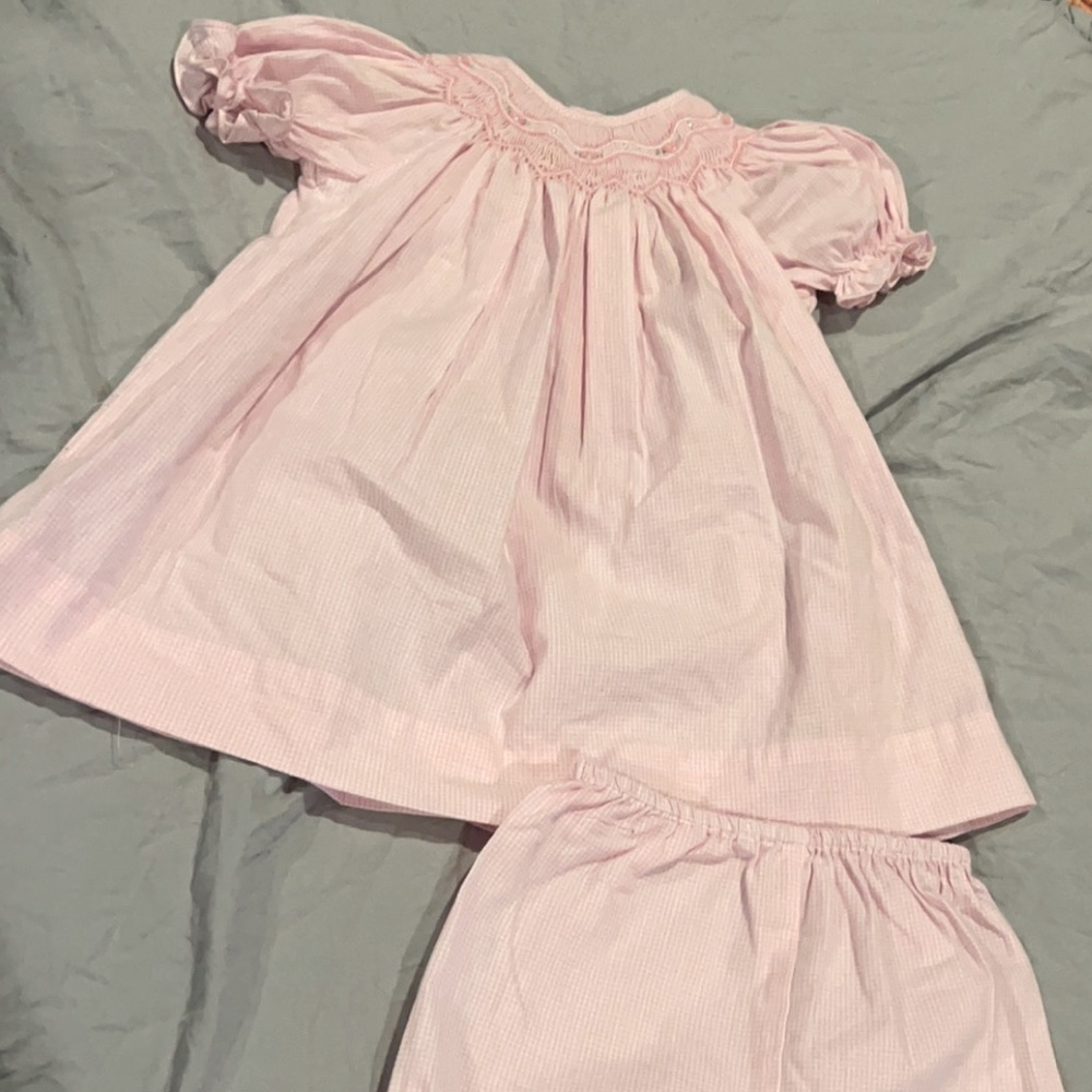 Petit Ami 6M smocked dress with bloomers